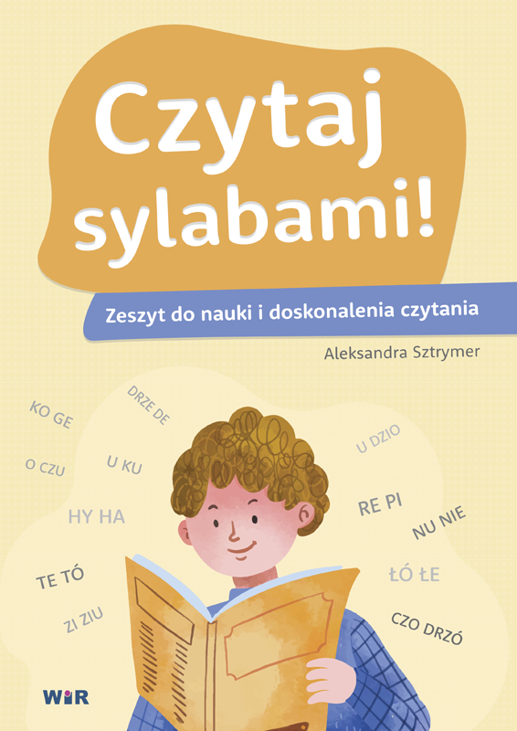 Czytaj sylabami zeszyt do nauki czytania metodą sylabową WIR format 291x201x1 mm