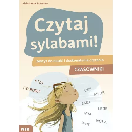 Zeszyt do nauki czytania sylabami "Czytaj sylabami. Czasowniki" WIR format 290x200 mm