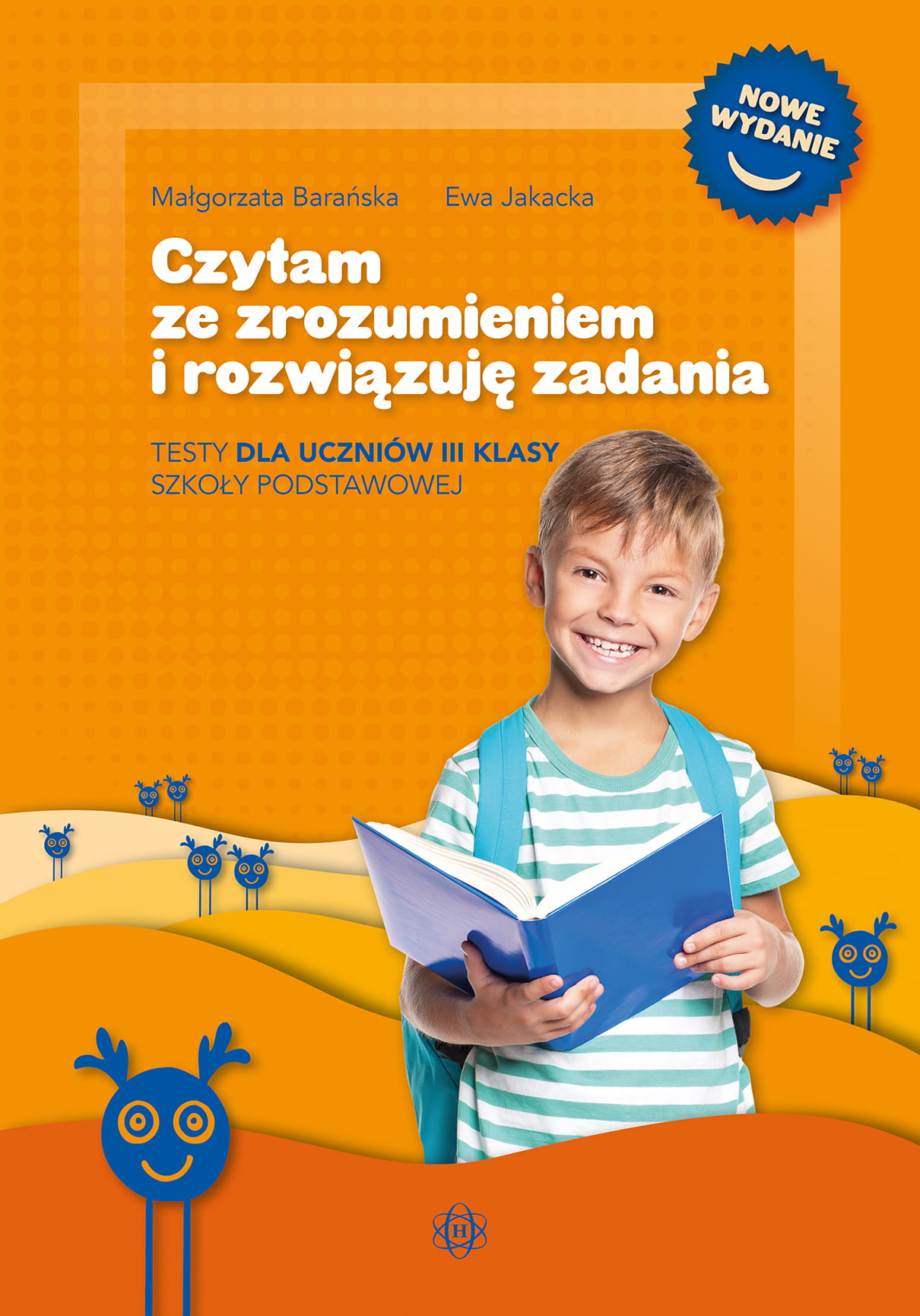 Okładka książki Czytam ze zrozumieniem i rozwiązuję zadania przeznaczonej dla uczniów klasy 3 szkoły podstawowej wydawnictwa HARMONIA