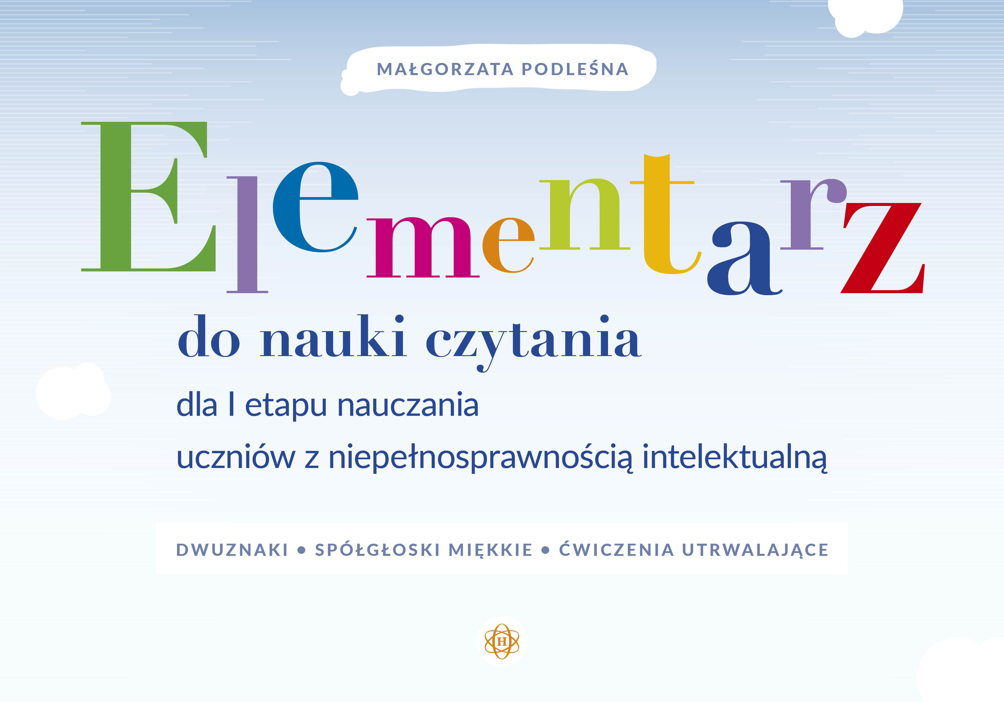 Elementarz do nauki czytania z Harmonia podręczniki - okładka książki edukacyjnej dla uczniów z niepełnosprawnością intelektualną