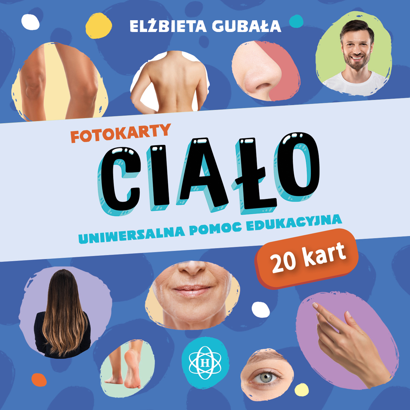 Fotokarty Ciało 20 kart edukacyjnych do nauki części ciała Harmonia podręczniki
