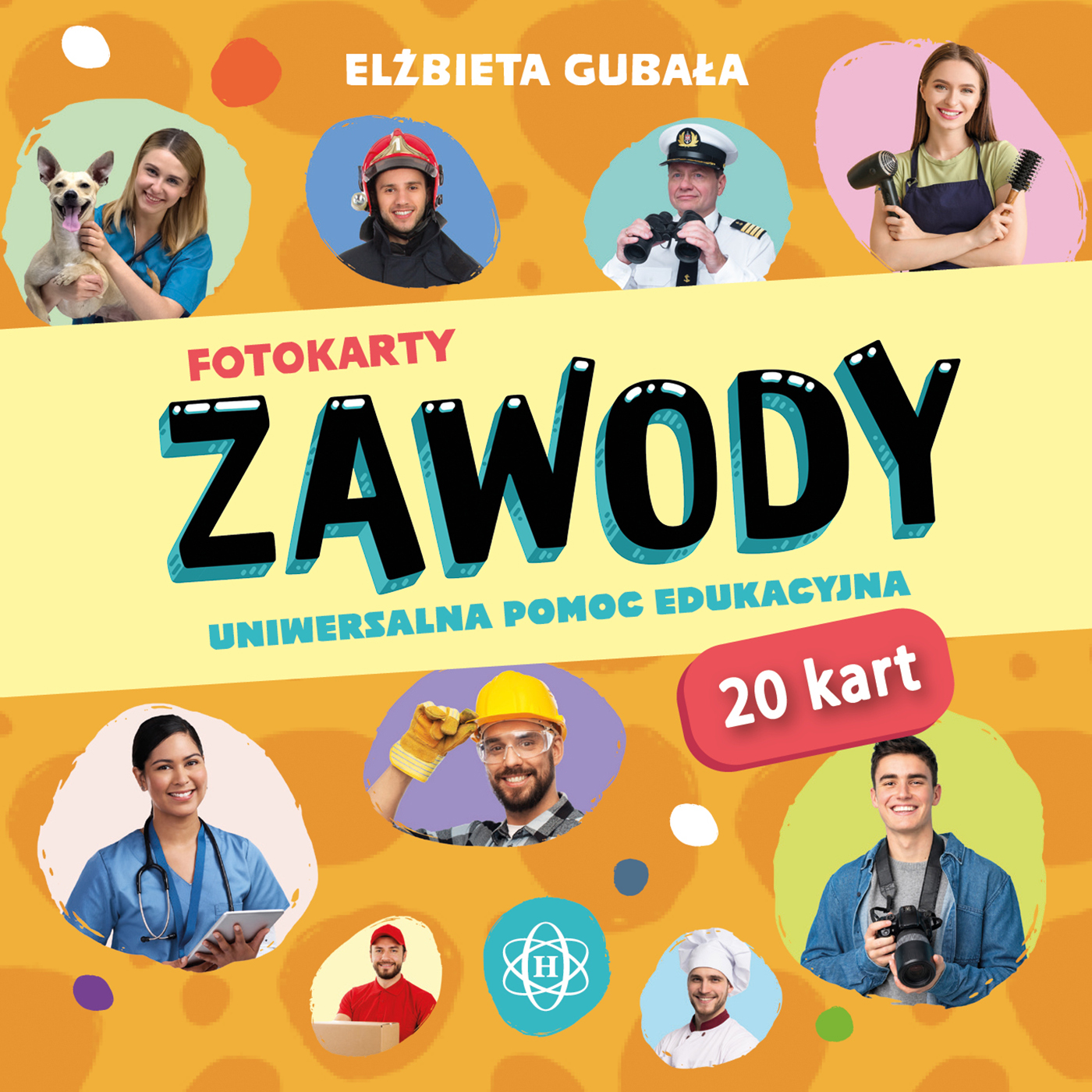 Fotokarty Zawody 20 kart edukacyjnych Harmonia podręczniki, zdjęcia różnych zawodów