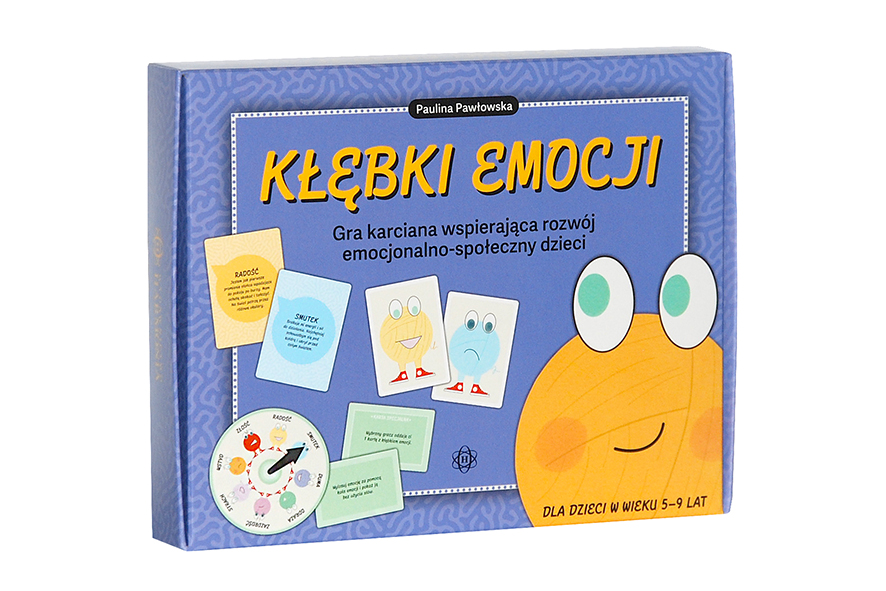 Gra karciana Kłębki emocji HARMONIA – kolorowe karty i plansza wspierające rozwój emocjonalny dzieci 5+
