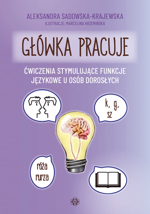 Okładka zestawu ćwiczeń Główka pracuje - HARMONIA, 56 stron