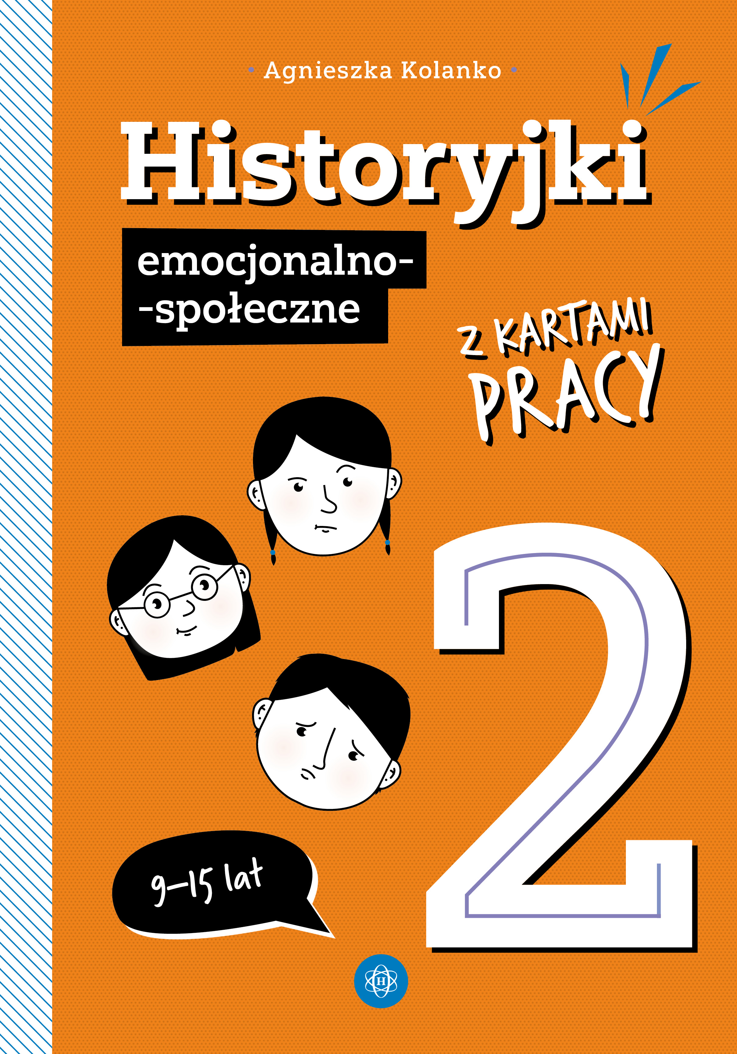 Okładka książki Historyjki emocjonalno-społeczne 2 z kartami pracy Harmonia podręczniki