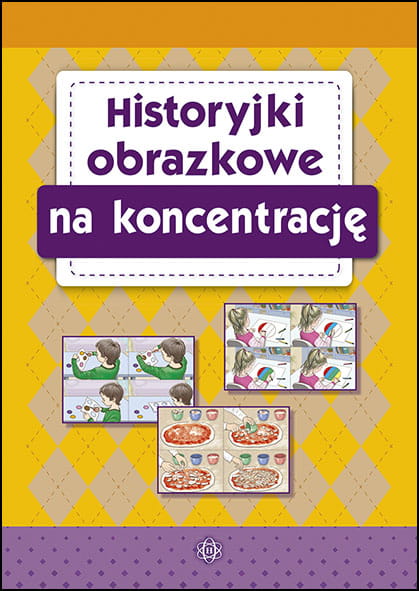 Historyjki obrazkowe na koncentrację Harmonia podręczniki - edukacyjne karty dla dzieci do ćwiczenia uwagi