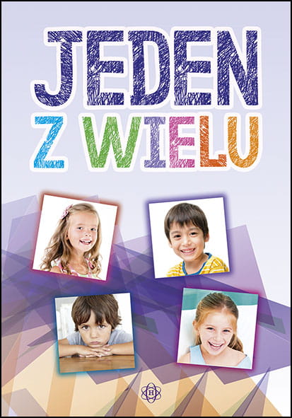 Okładka książki edukacyjnej Jeden z wielu HARMONIA z ćwiczeniami na spostrzegawczość i emocje