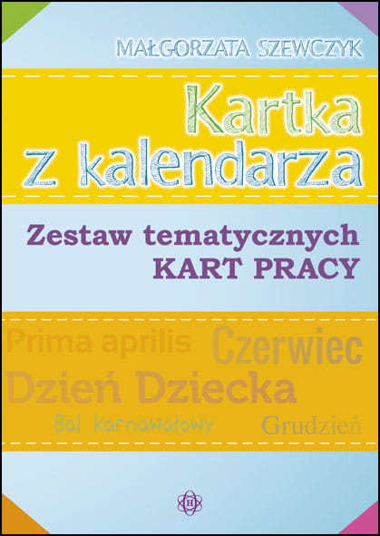 Zestaw tematycznych kart pracy Kartka z kalendarza HARMONIA 303x220x1 mm