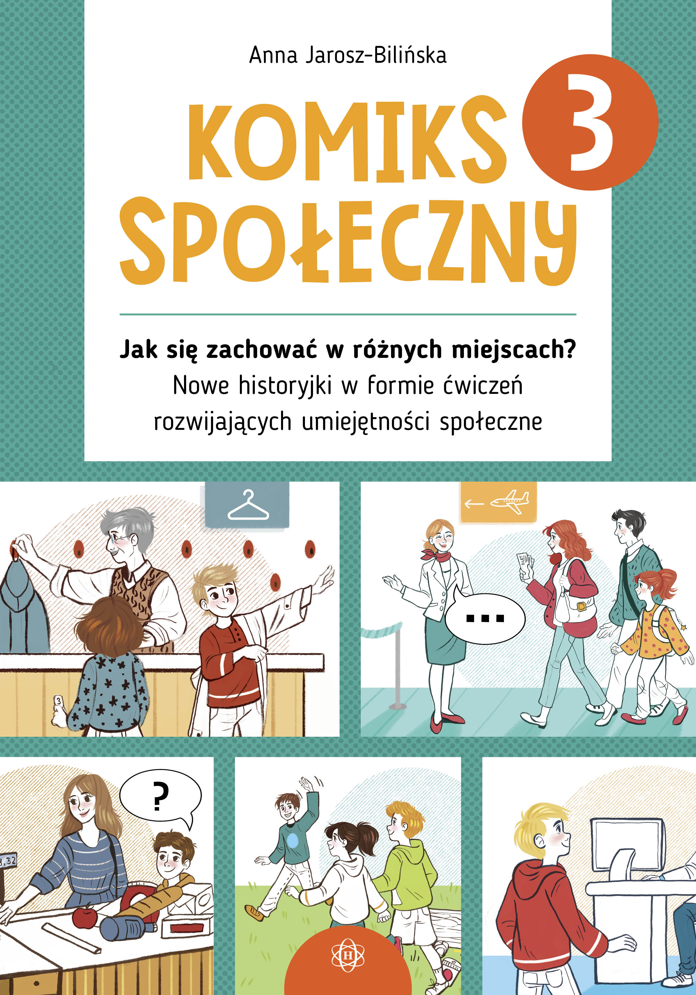 Komiks społeczny 3 HARMONIA - okładka książki edukacyjnej dla dzieci 7-13 lat