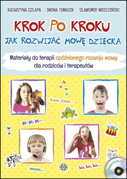 Materiały do terapii opóźnionego rozwoju mowy Harmonia podręczniki - książka, załączniki, płyta CD