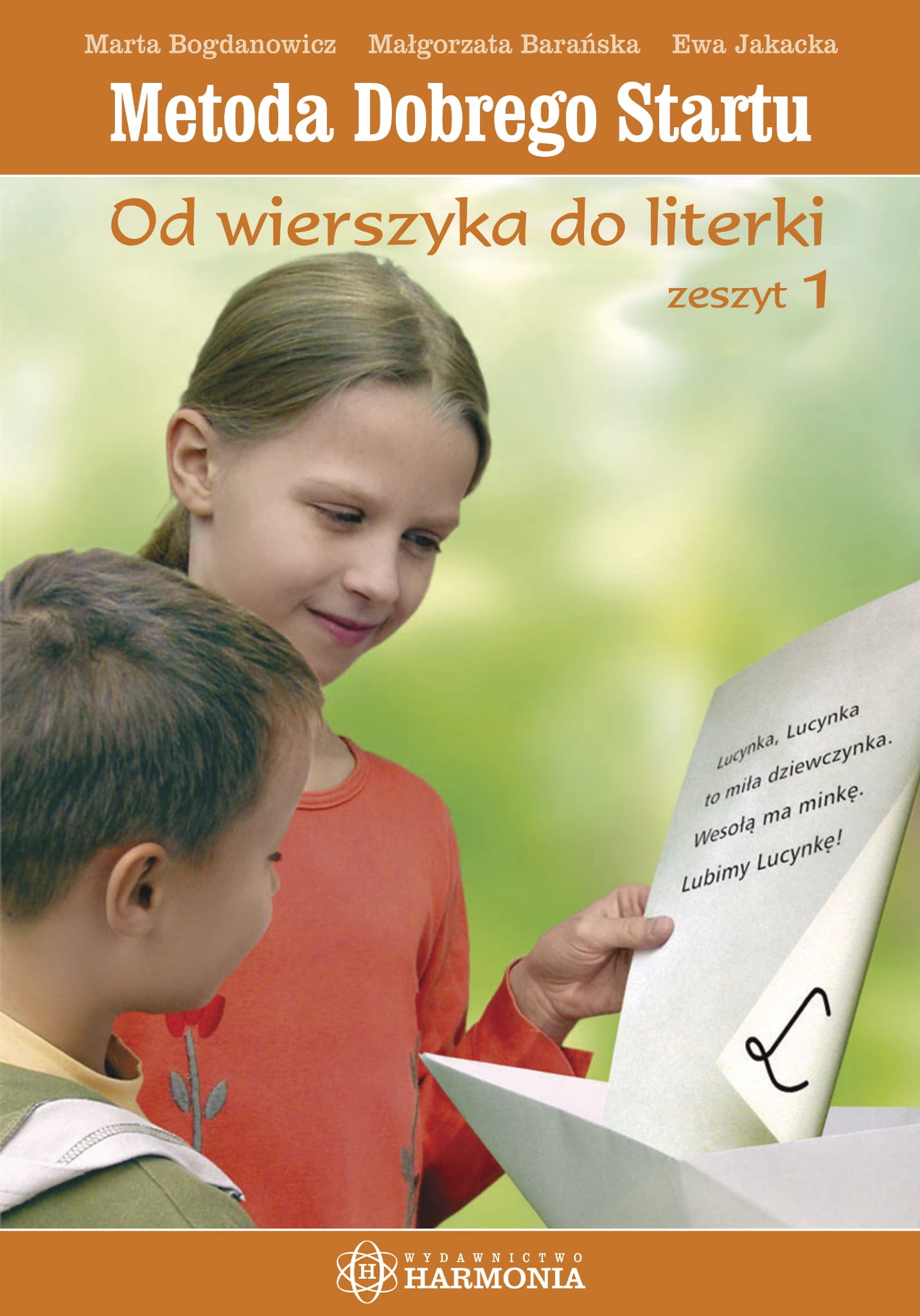 Metoda Dobrego Startu Zeszyt 1 – ćwiczenia do nauki czytania i pisania dla dzieci HARMONIA