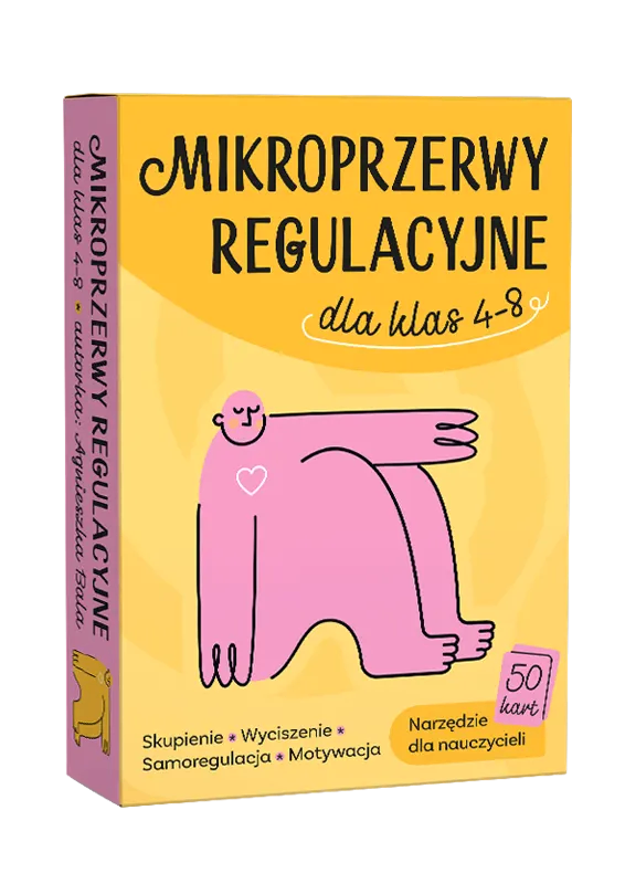 Mikroprzerwy regulacyjne dla klas 4–8 – 50 kart wspierających koncentrację i wyciszenie – Wir (T)
