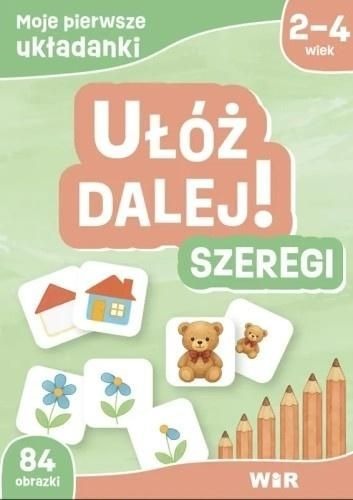 Zestaw edukacyjny Ułóż dalej! Szeregi Wir (T) z 84 kartonikami do nauki szeregowania dla dzieci 2-4 lata