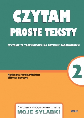 Zeszyt Moje sylabki. Czytam proste teksty. Część 2 WIR – okładka z ćwiczeniami czytania