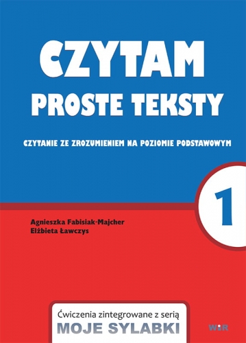 Zeszyt edukacyjny Moje sylabki część 1 od WIR z ćwiczeniami czytania